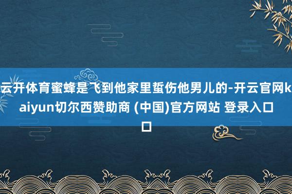 云开体育蜜蜂是飞到他家里蜇伤他男儿的-开云官网kaiyun切尔西赞助商 (中国)官方网站 登录入口