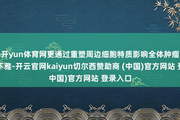 开yun体育网更通过重塑周边细胞特质影响全体肿瘤免疫景不雅-开云官网kaiyun切尔西赞助商 (中国)官方网站 登录入口