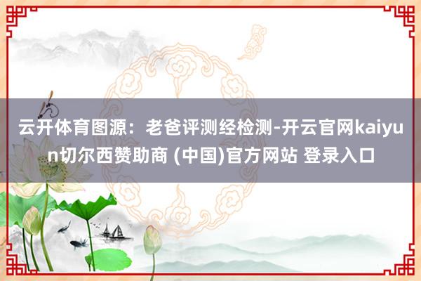 云开体育图源：老爸评测　　经检测-开云官网kaiyun切尔西赞助商 (中国)官方网站 登录入口