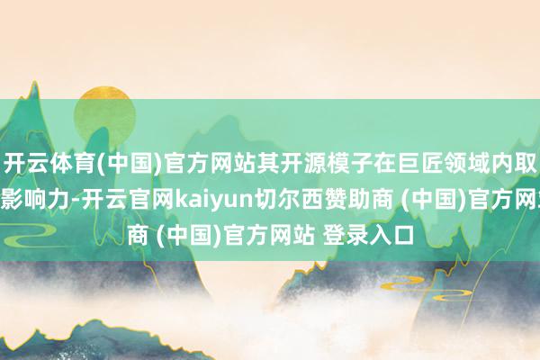 开云体育(中国)官方网站其开源模子在巨匠领域内取得了宏大的影响力-开云官网kaiyun切尔西赞助商 (中国)官方网站 登录入口